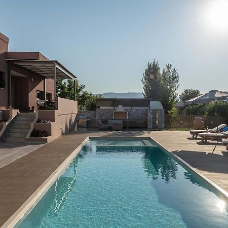 Villa Enny, 3 Bd With Private Heated Pool Agia  Exterior photo