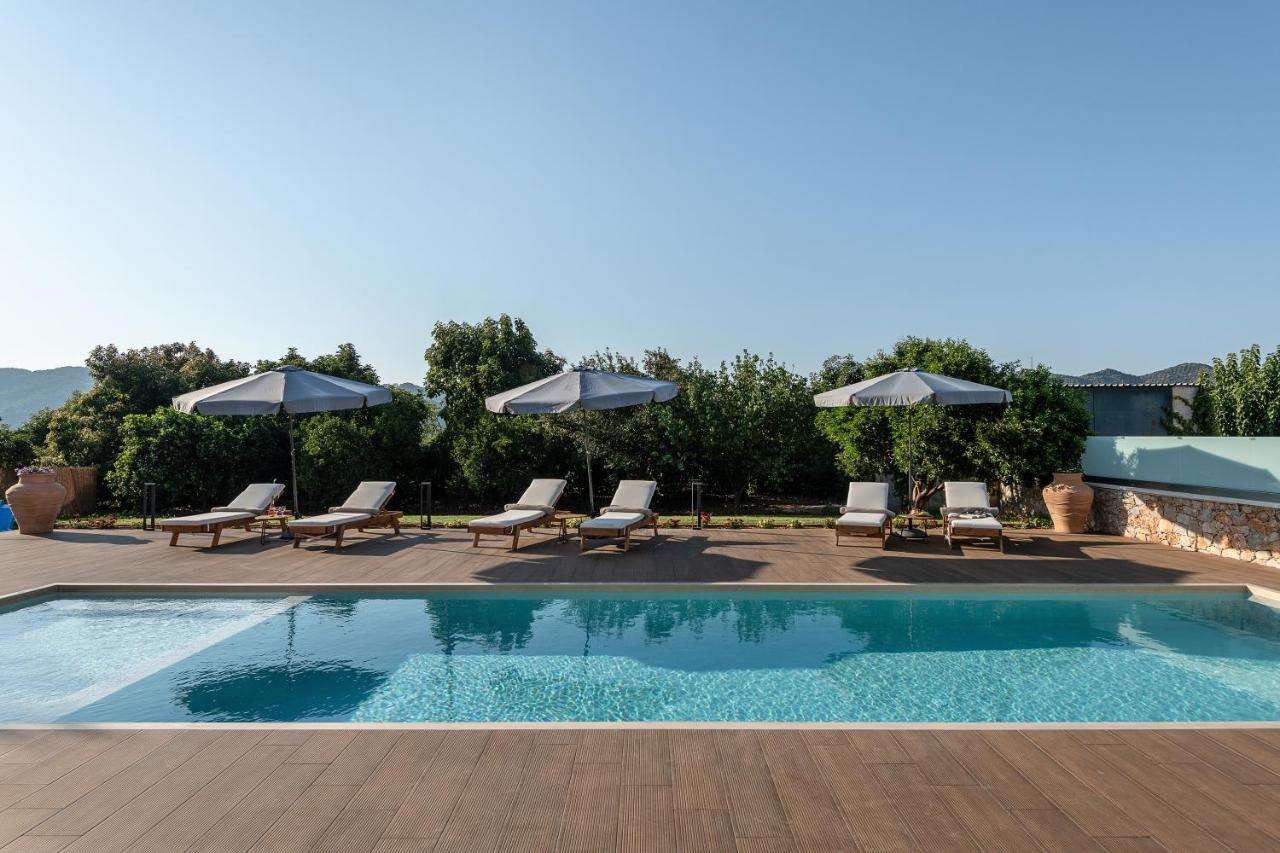Villa Enny, 3 Bd With Private Heated Pool Agia  Exterior photo