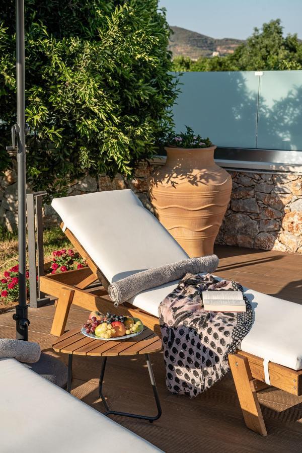 Villa Enny, 3 Bd With Private Heated Pool Agia  Exterior photo