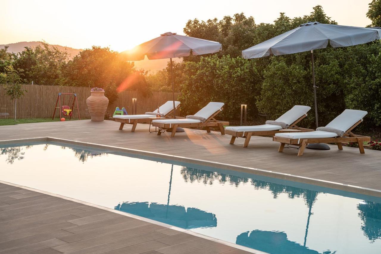 Villa Enny, 3 Bd With Private Heated Pool Agia  Exterior photo